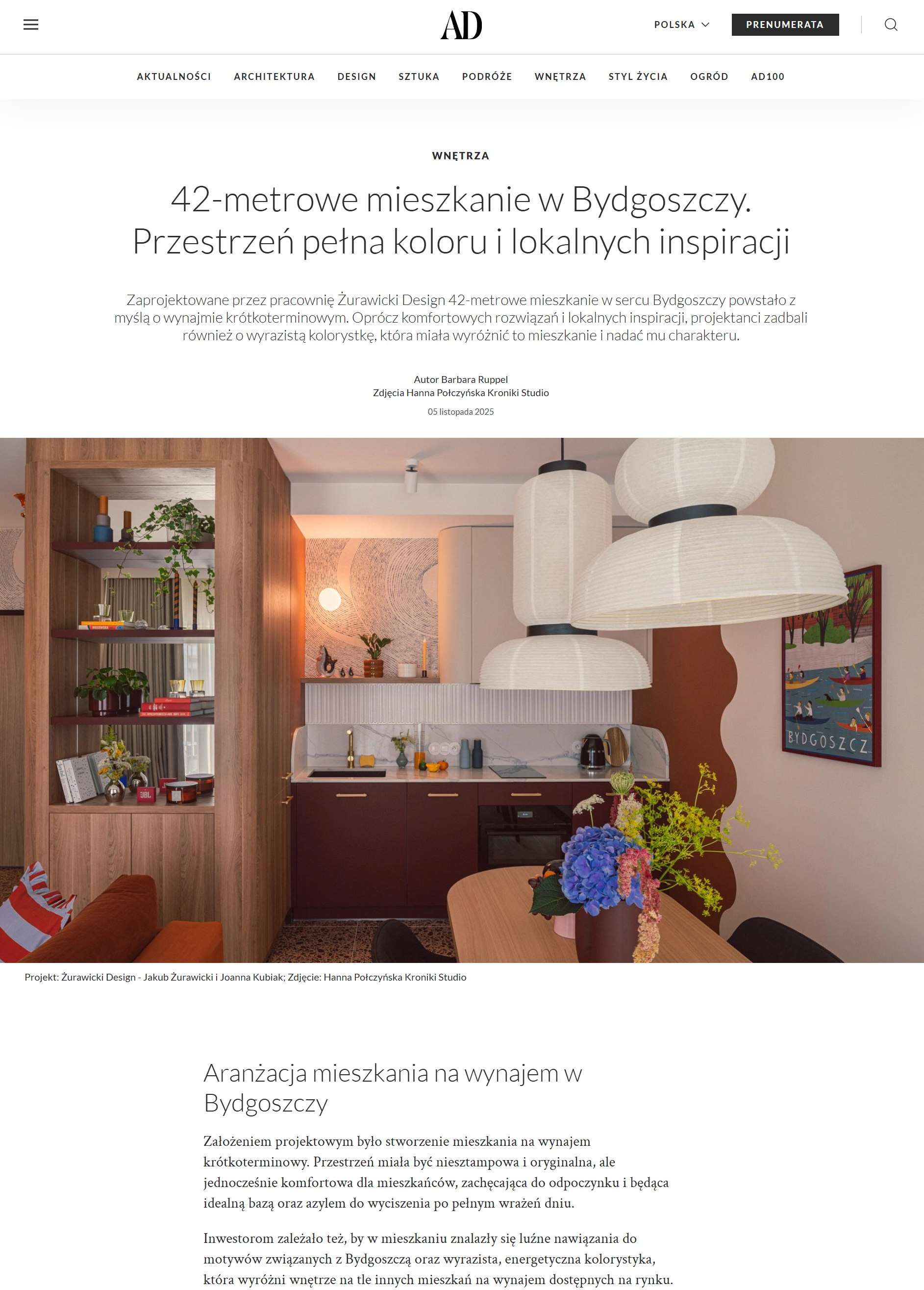 Publikacja Architectural Digest